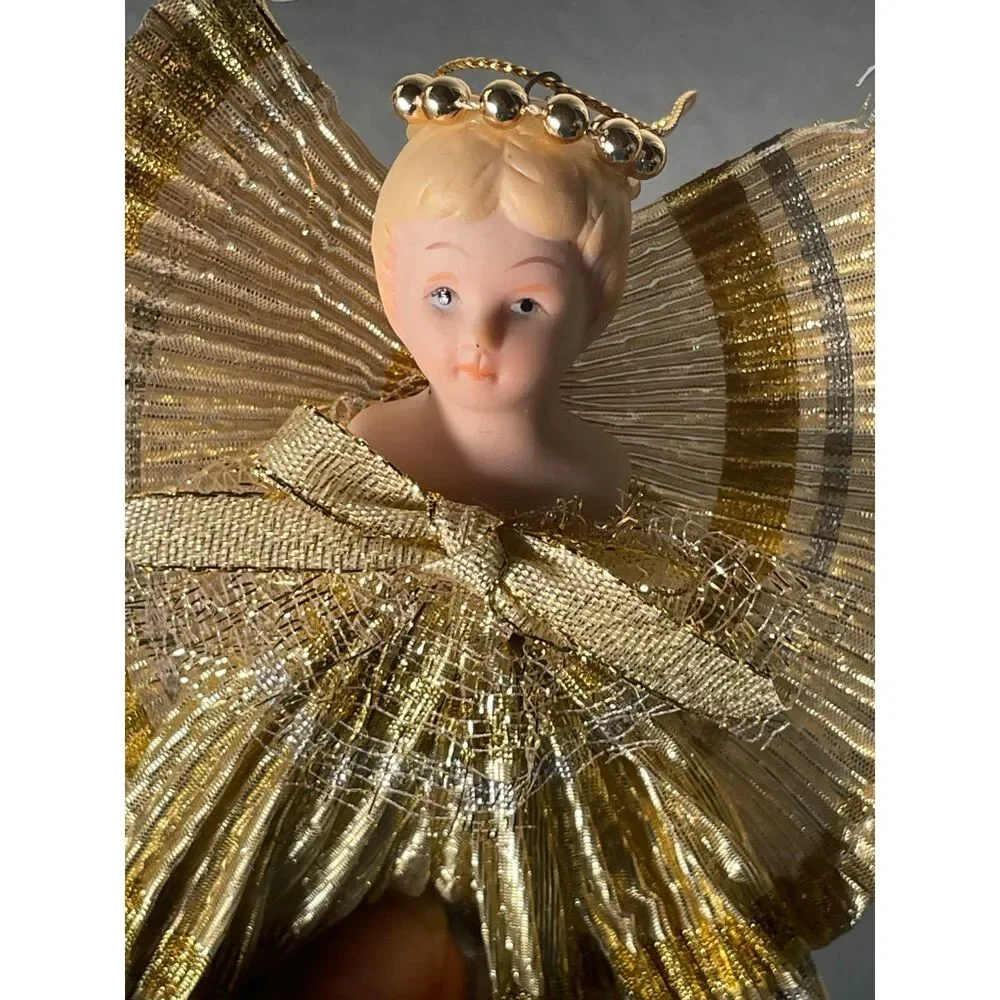Vintage Christmas Angel Ornament 8
